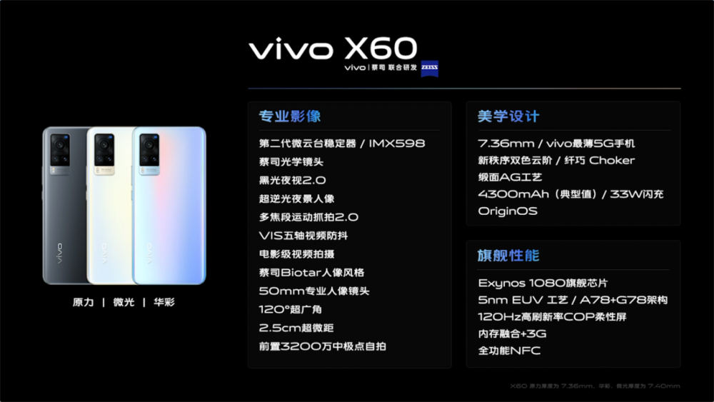 全系标配第二代微云台 vivo X60系列再现手机防抖黑科技