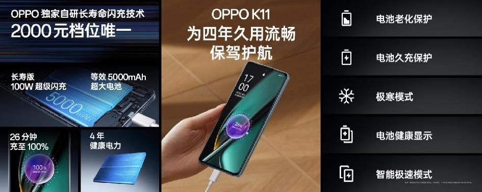 OPPO K11系列发布：体验为王，为5 亿中端手机用户普及旗舰级影像体验